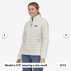 PATAGONIA Birch White Nano Puff Jacket